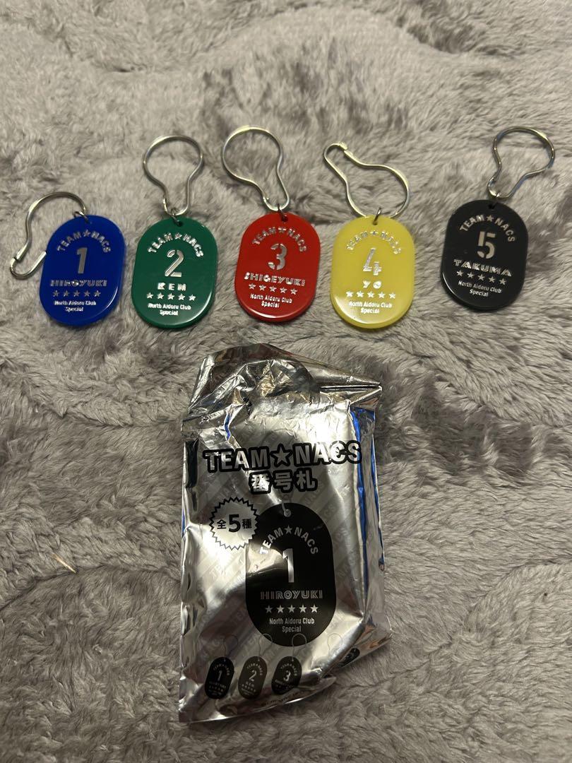 TEAM NACS 番号札 全5種セット　まとめ売り