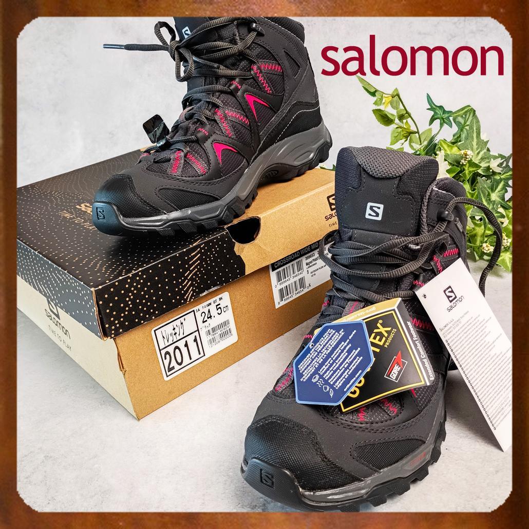 未使用品 Salomon CROSSROAD 2 WIDE MID GTX W