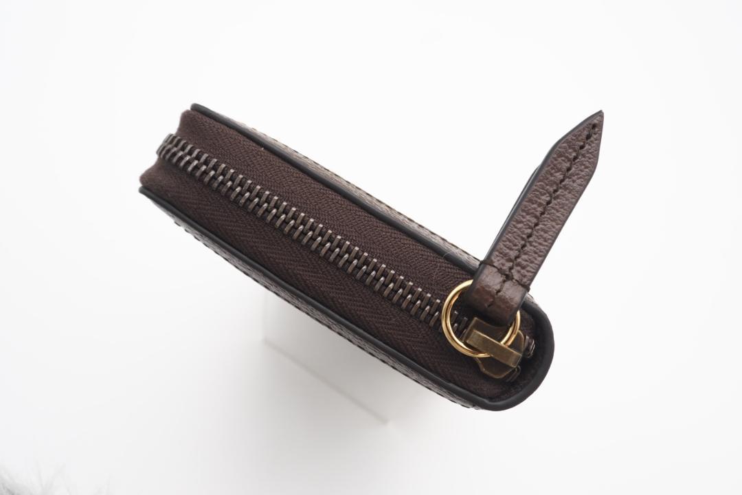 GUCCI ラウンドファスナー長財布 ジャンボGG バンブー ジップ