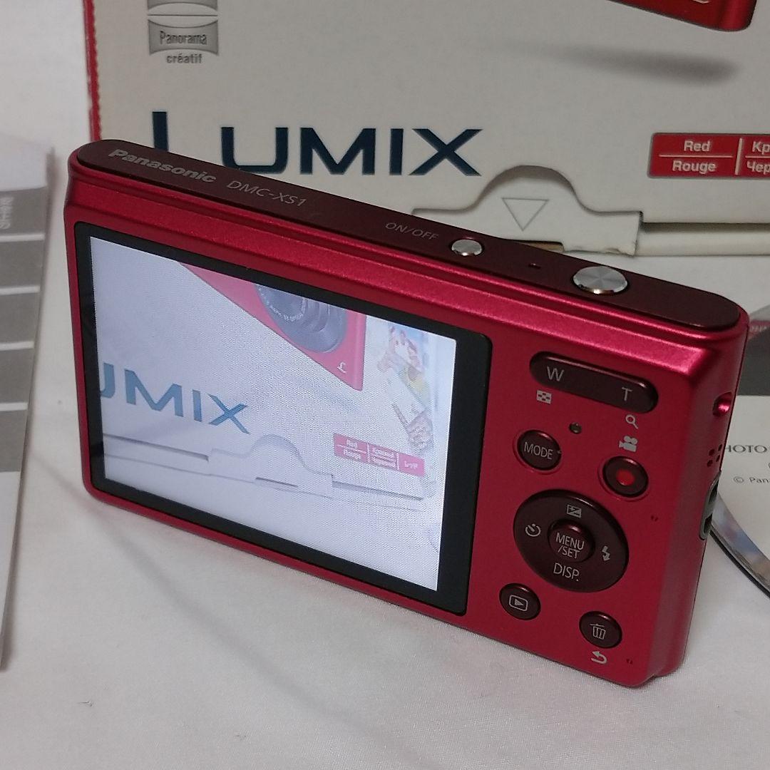 Panasonic LUMIX DMC-XS1 コンパクトデジタルカメラ 赤