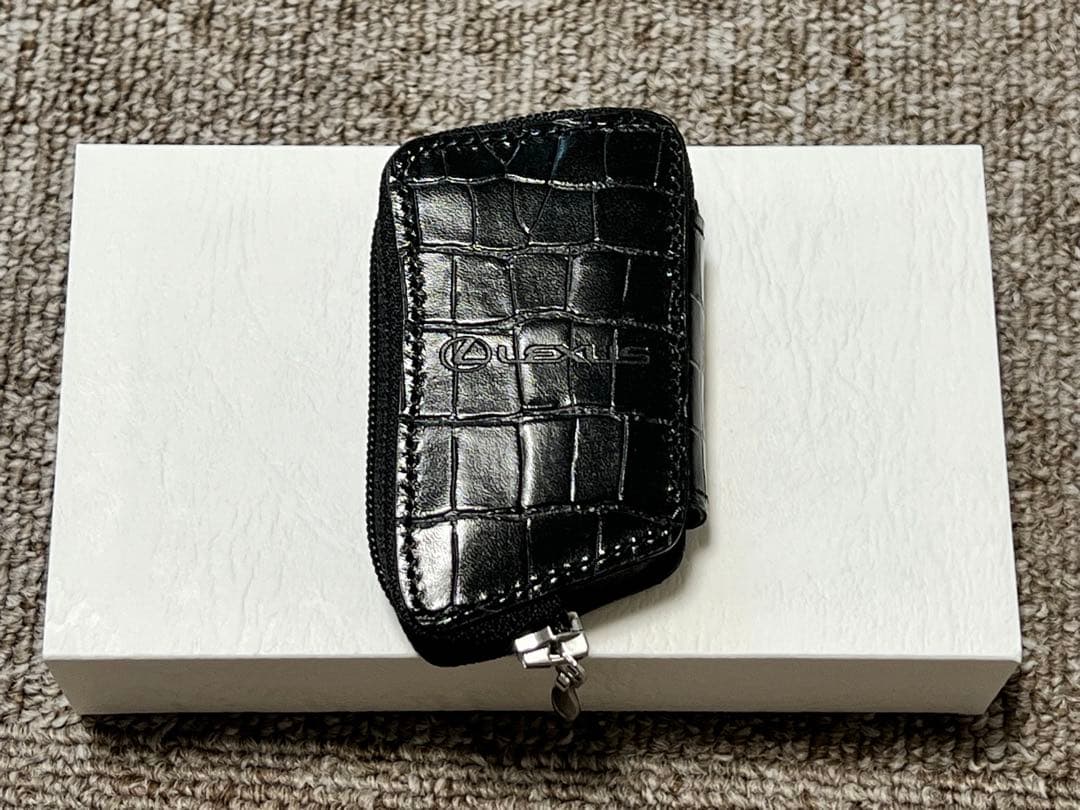 レクサス純正 スマートキーケース カーフレザー クロコ調 LタイプLEXUS