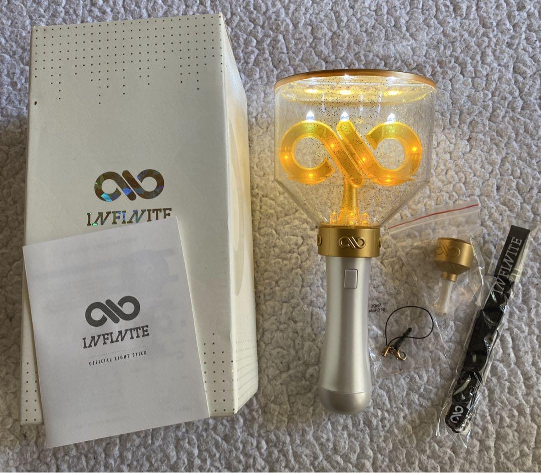 【新品・未使用品】INFINTE 公式　ペンライト　限定ミニヨボンチャーム 付き