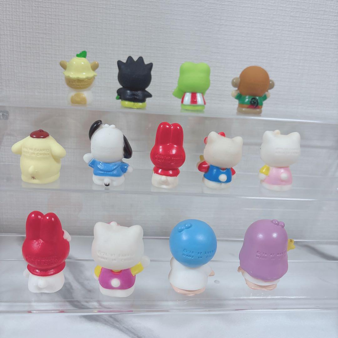 サンリオ　指人形　ソフビ　キティ　マイメロ　プリン　キキララ　13体セット