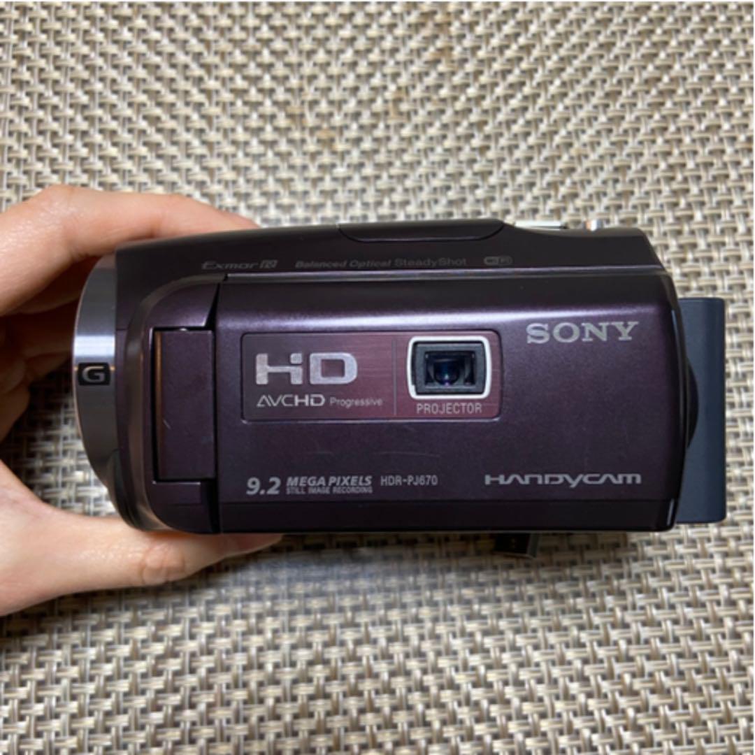 さらに値下げしました 予備電池付 0oHlv-m24537928052 プロジェクター付デジタルビデオカメラ お得格安