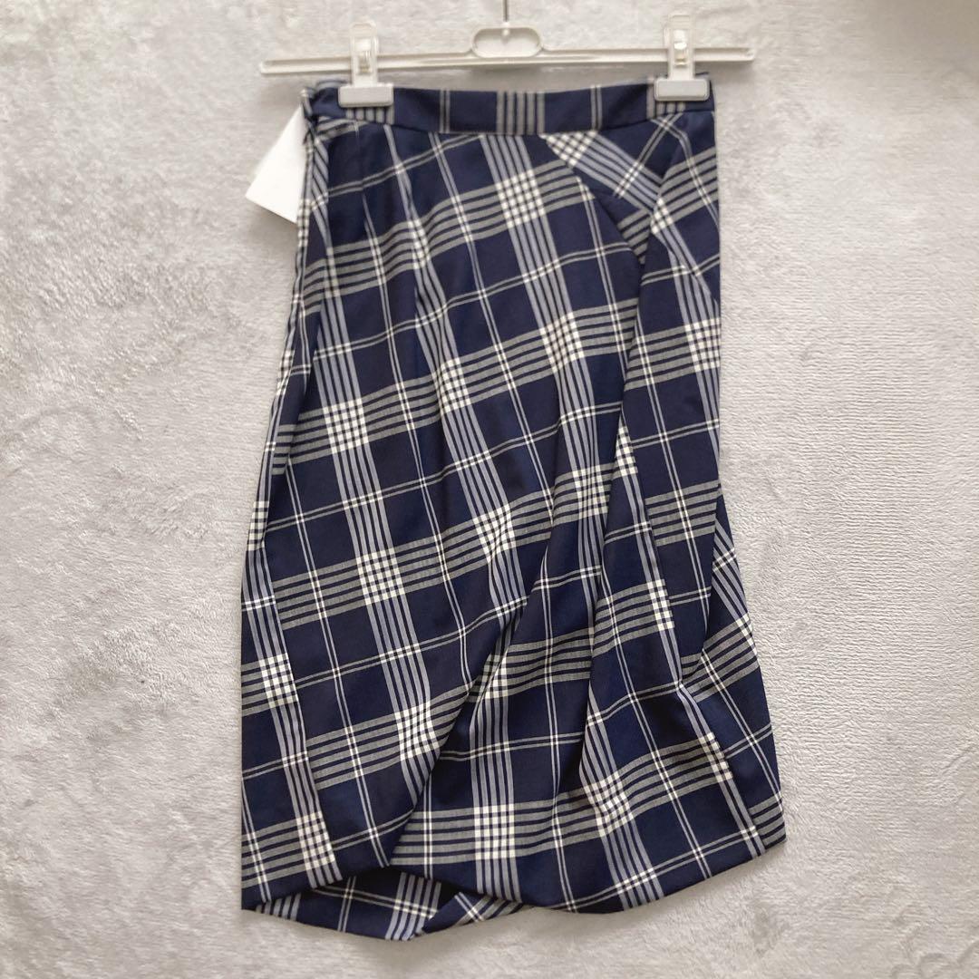 Vivienne Westwood インポート チェック 変形 スカート 36