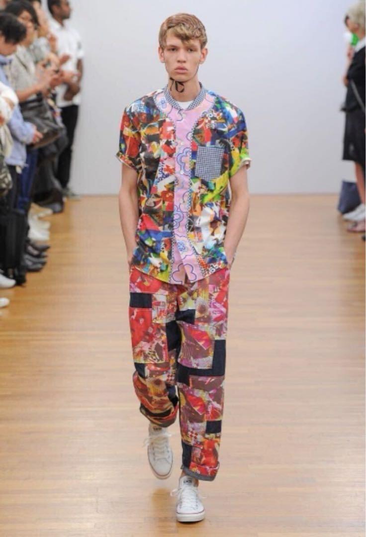 COMME des GARCONS SHIRT デニムパンツ パッチワーク