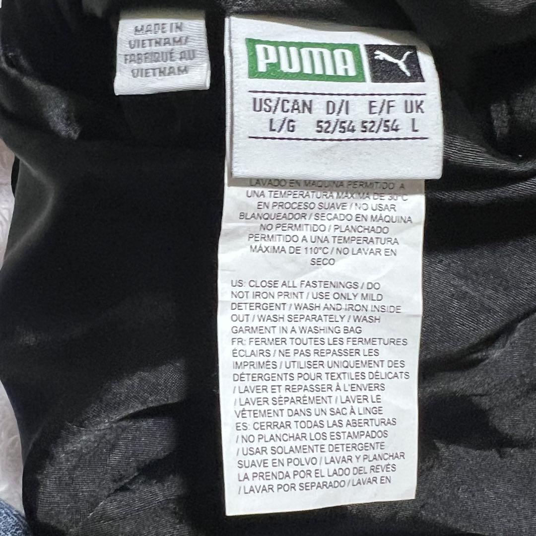 PUMA ブルゾン　リバーシブル　サテン　光沢　薄手
