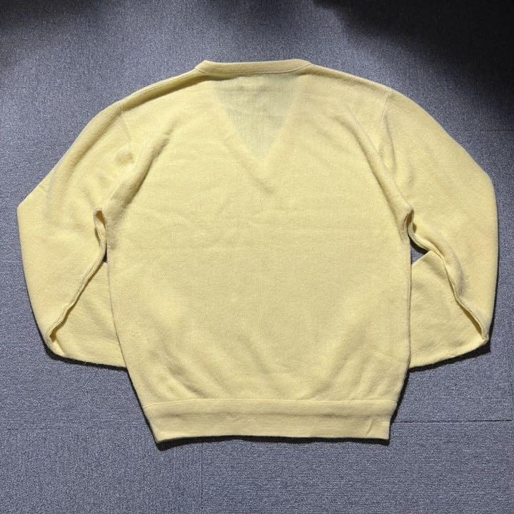 80s 90s USA製 アイゾッド ラコステ 無地 アクリル ニット セーター