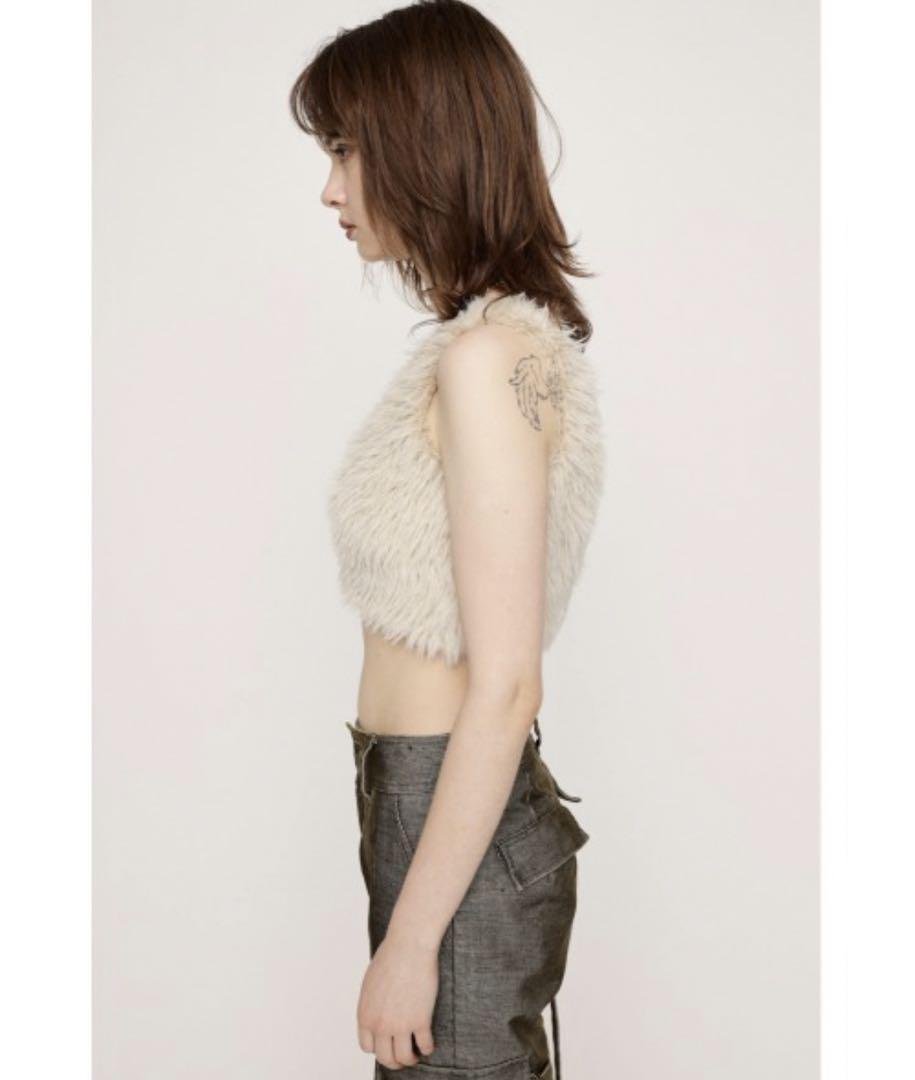 【完売】【2024AW】 MIX SHAGGY TANK ミックスシャギータンク