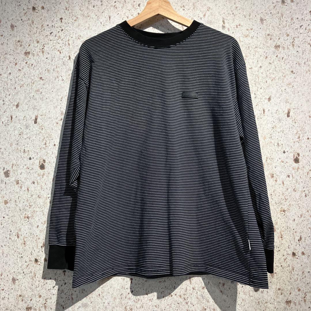 定番　meltum ボーダーカットソー　メルタム　ブラック　ホワイト