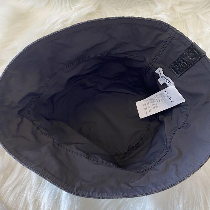 LOEWE ロエベ リバーシブルアナグラムバケットハット バケハ ブラック 売れ筋新商品 ロエベ リバーシブルアナグラムバケットハット バケハ ハット