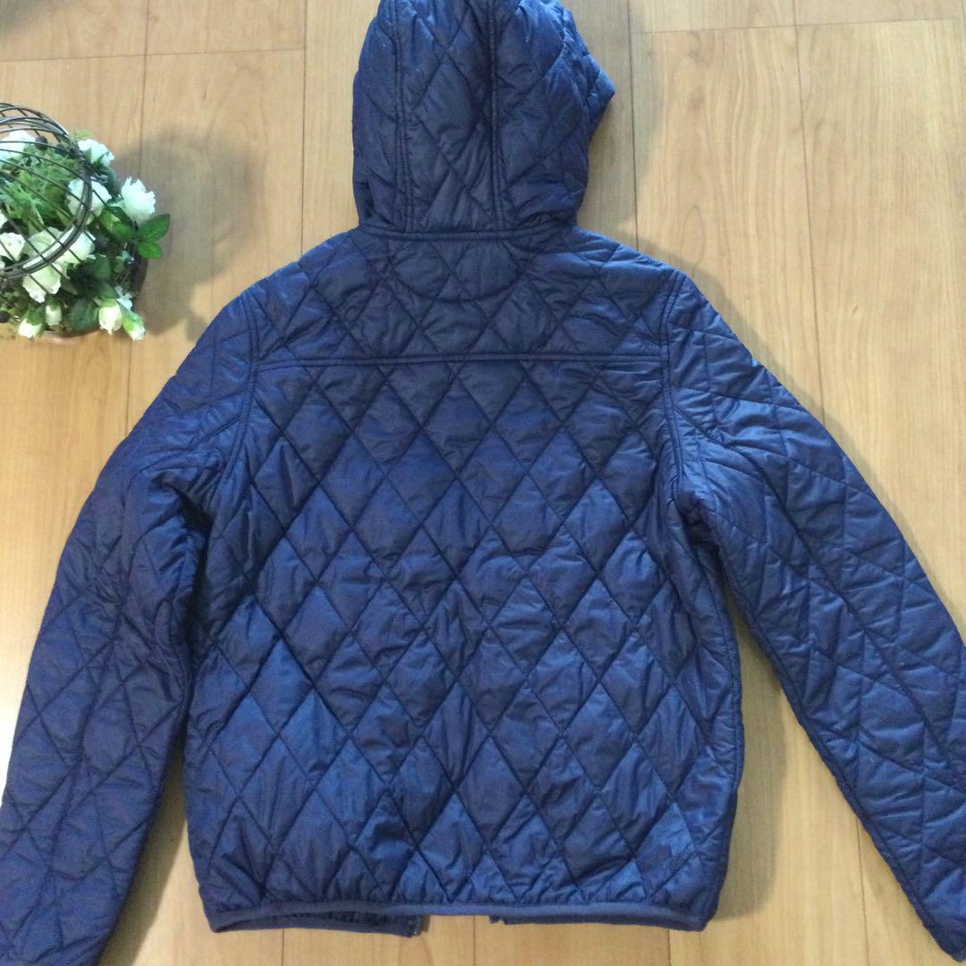 (美品)ラルフローレン紺キルティングジャケット160cm