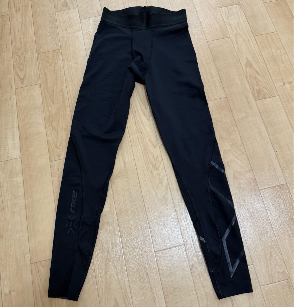 【Sサイズ】　2XU MCSクロストレ コンプレッションタイツ ロゴベルト