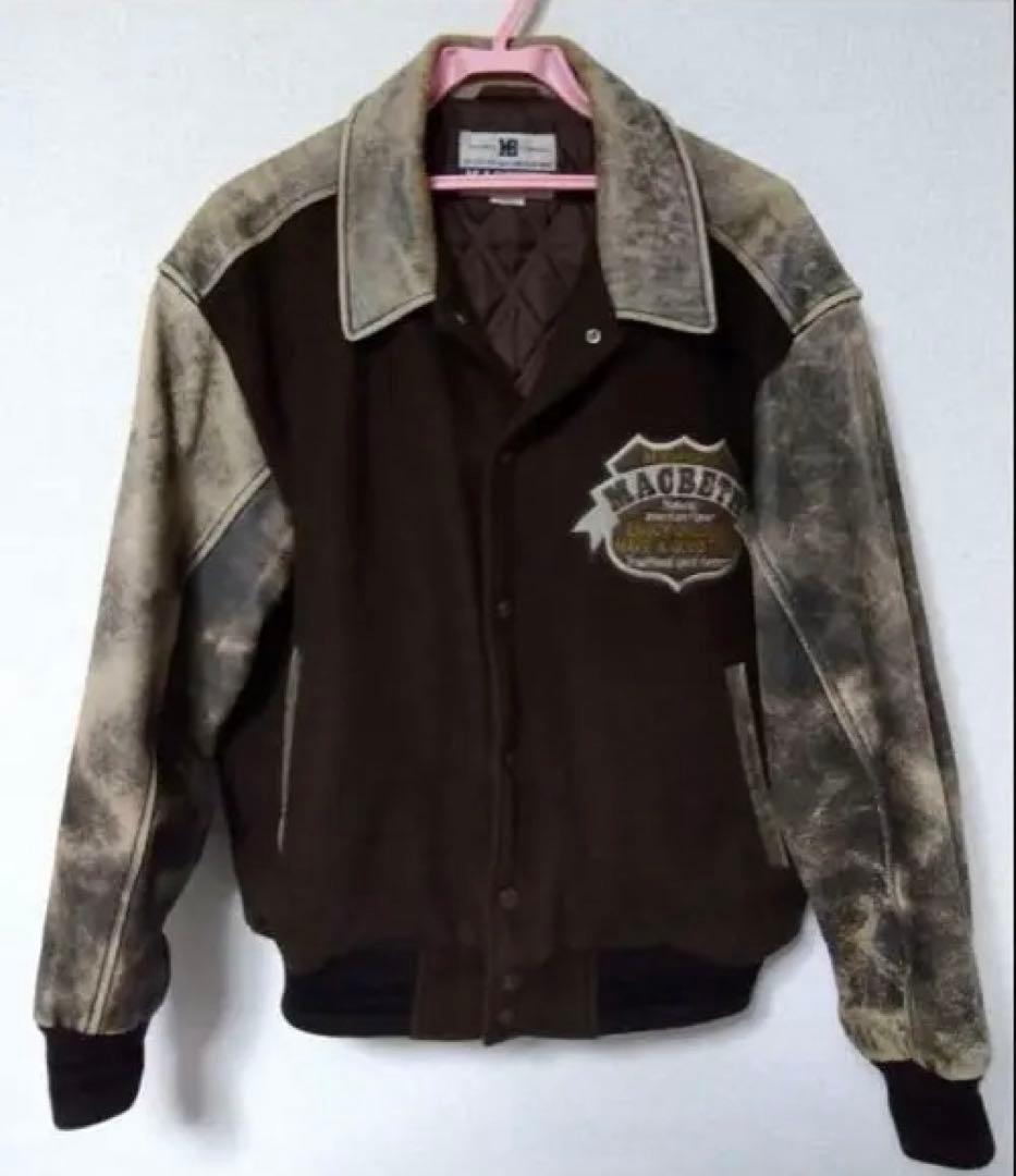 MACBETH スタジャン ブラウンL MACBETH