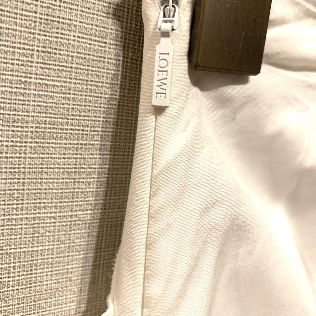 正規品LOEWEロングスカート(白)Ω