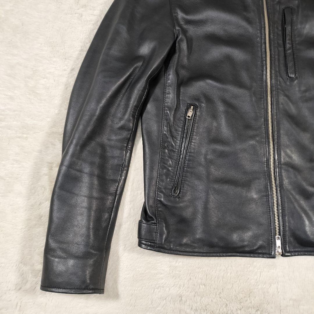 【良品】ジャーナルスタンダード シープレザー シングルライダース ジャケット