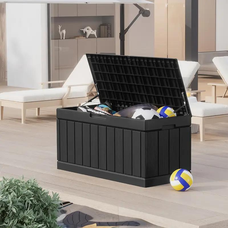 特売セール】屋外収納BOX 超大容量310L 収納ボックス ベンチ
