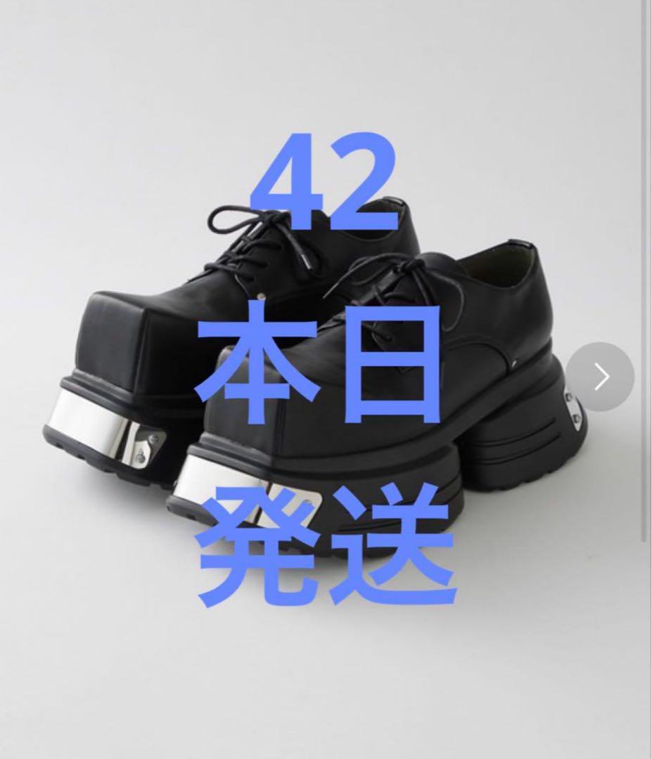 GRANCY】Metal Plate Leather Shoes / メタルプレートレザー