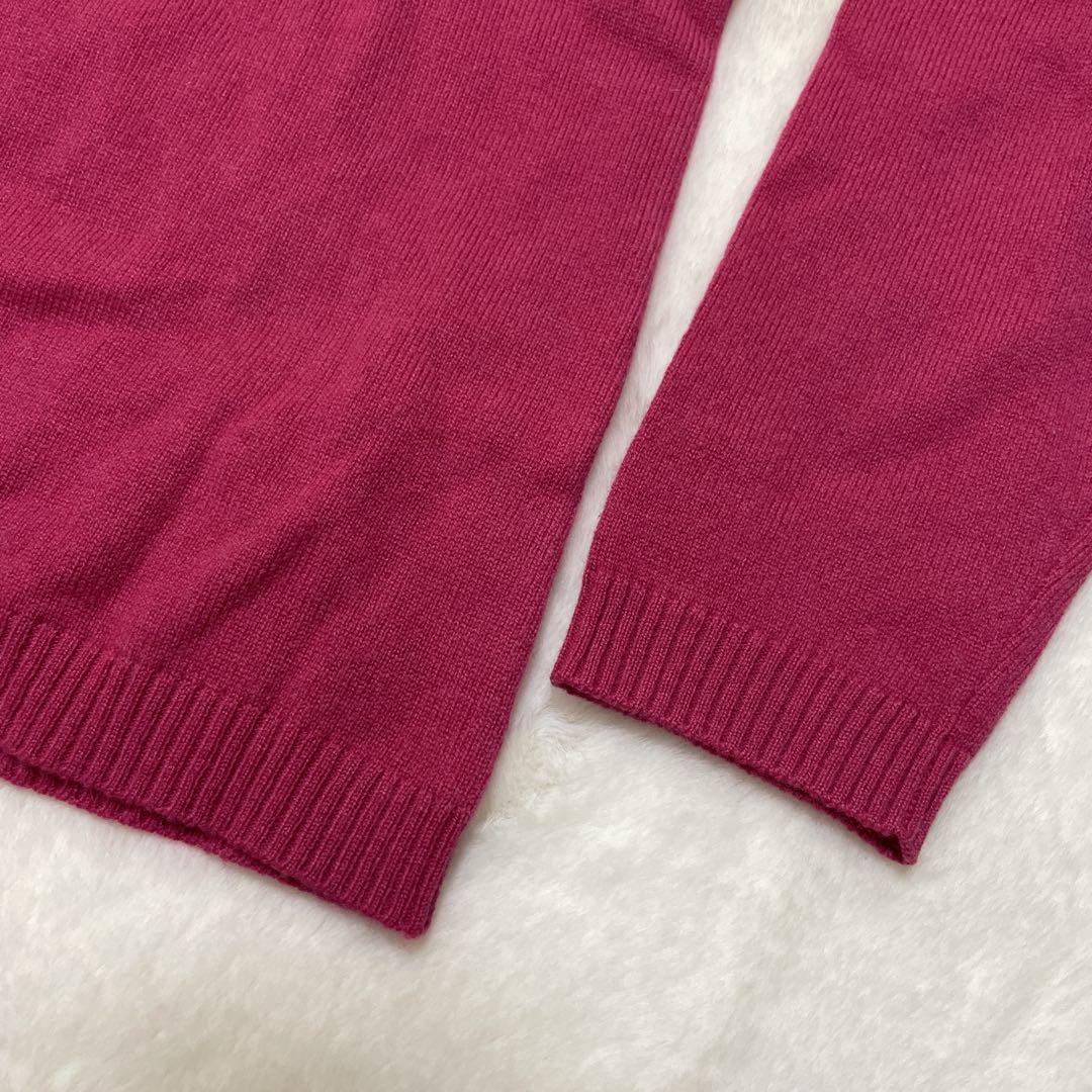 新品】 UNIQLO カシミヤ 100% Vネック カーディガン XL ピンク