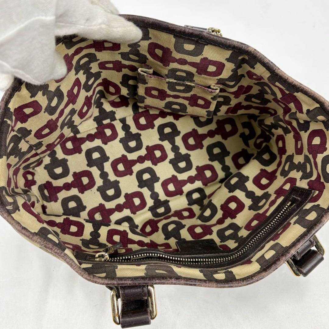 【最終お値下げ】GUCCI ブラウン GGパターン ミニトートバッグ 20250610_917755.jpg