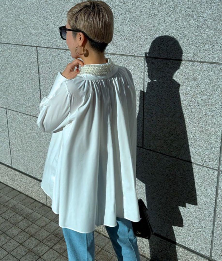 JENNE ハンドメイドパールカラーブラウス awardsandwinners.com
