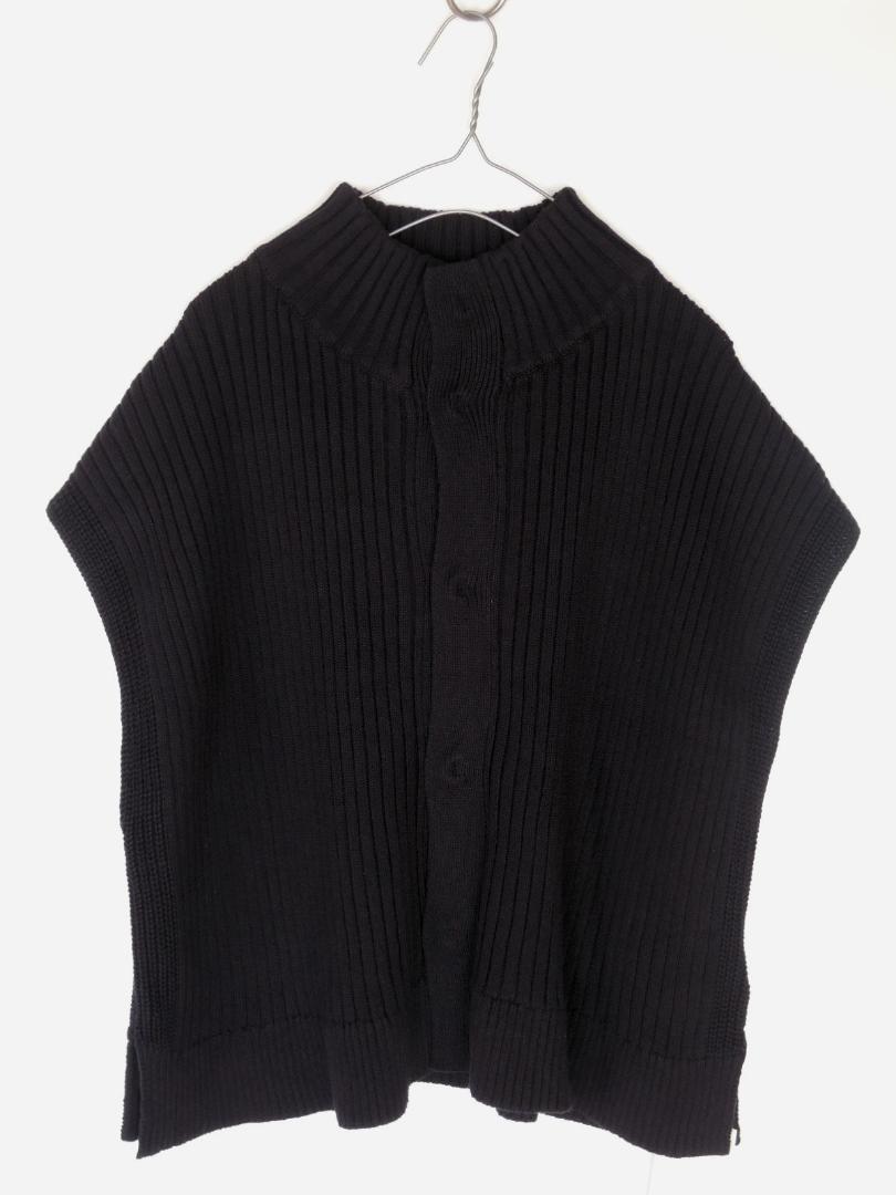 新品タグ付き journal standard luxe コットンリブベスト＊黒 新品タグ付き journal standard luxe コットンリブベスト＊黒