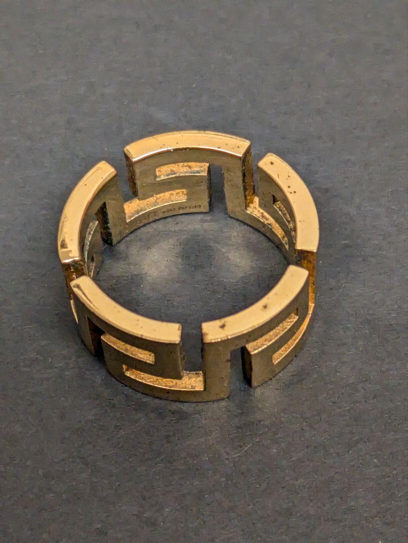 VERSACE グレカ模様　リング