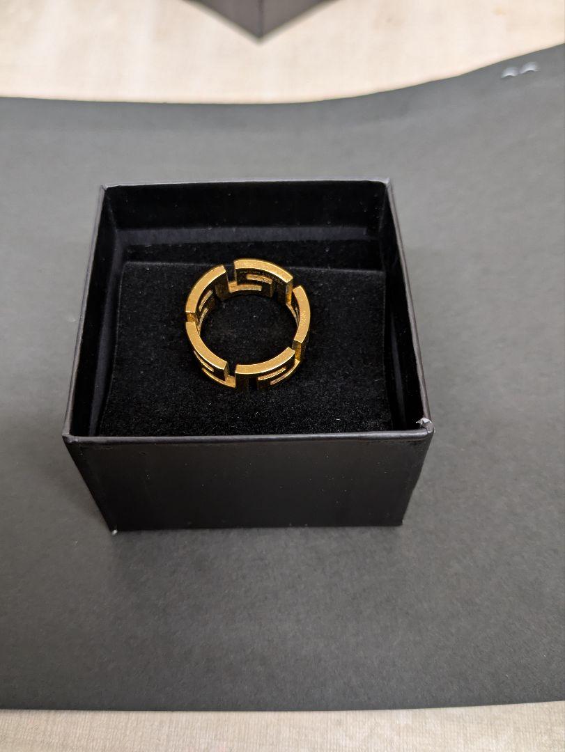 VERSACE グレカ模様　リング