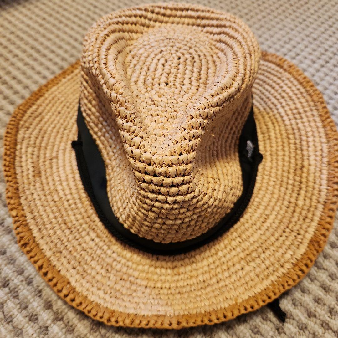 美品 ノースフェイス ラフィアハット ユニセックス フリーサイズ 美品 ノースフェイス ラフィアハット ユニセックス フリーサイズ