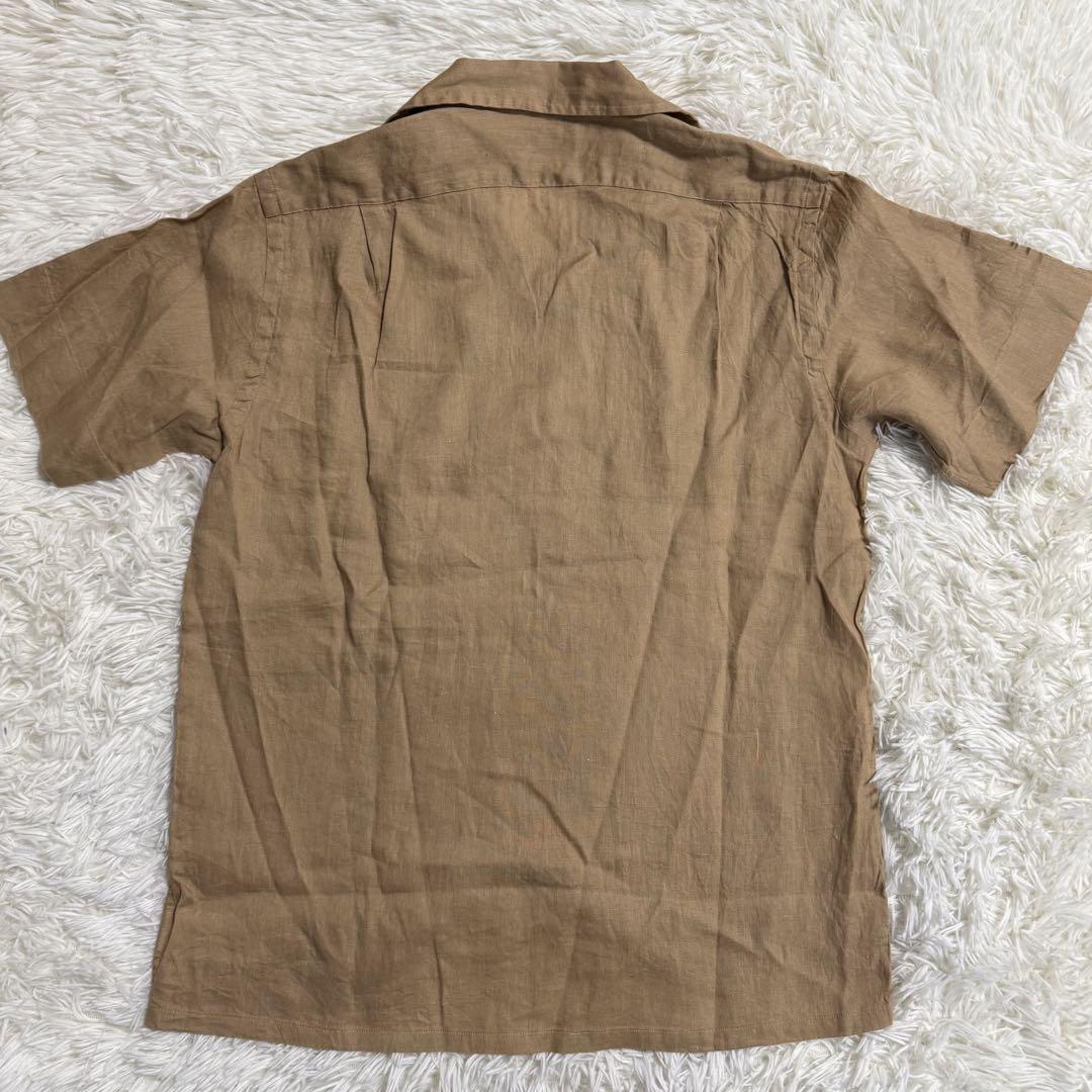 【新品未使用】POLO RALPH LAUREN リネンオープンカラーシャツ S