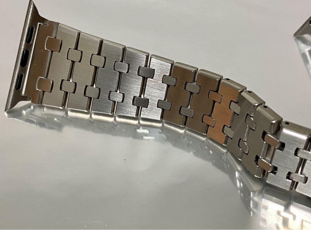 Sssアップルウォッチステンレスバンド　ベルト　AppleWatchカバーケース