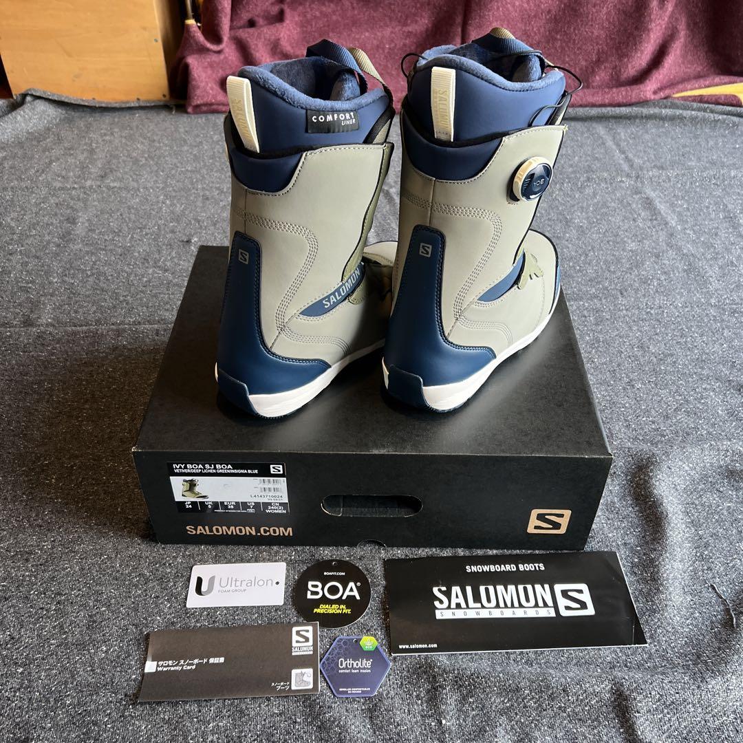 新品 SALOMON IVY BOA SJ BOA スノーボードレディースブーツ