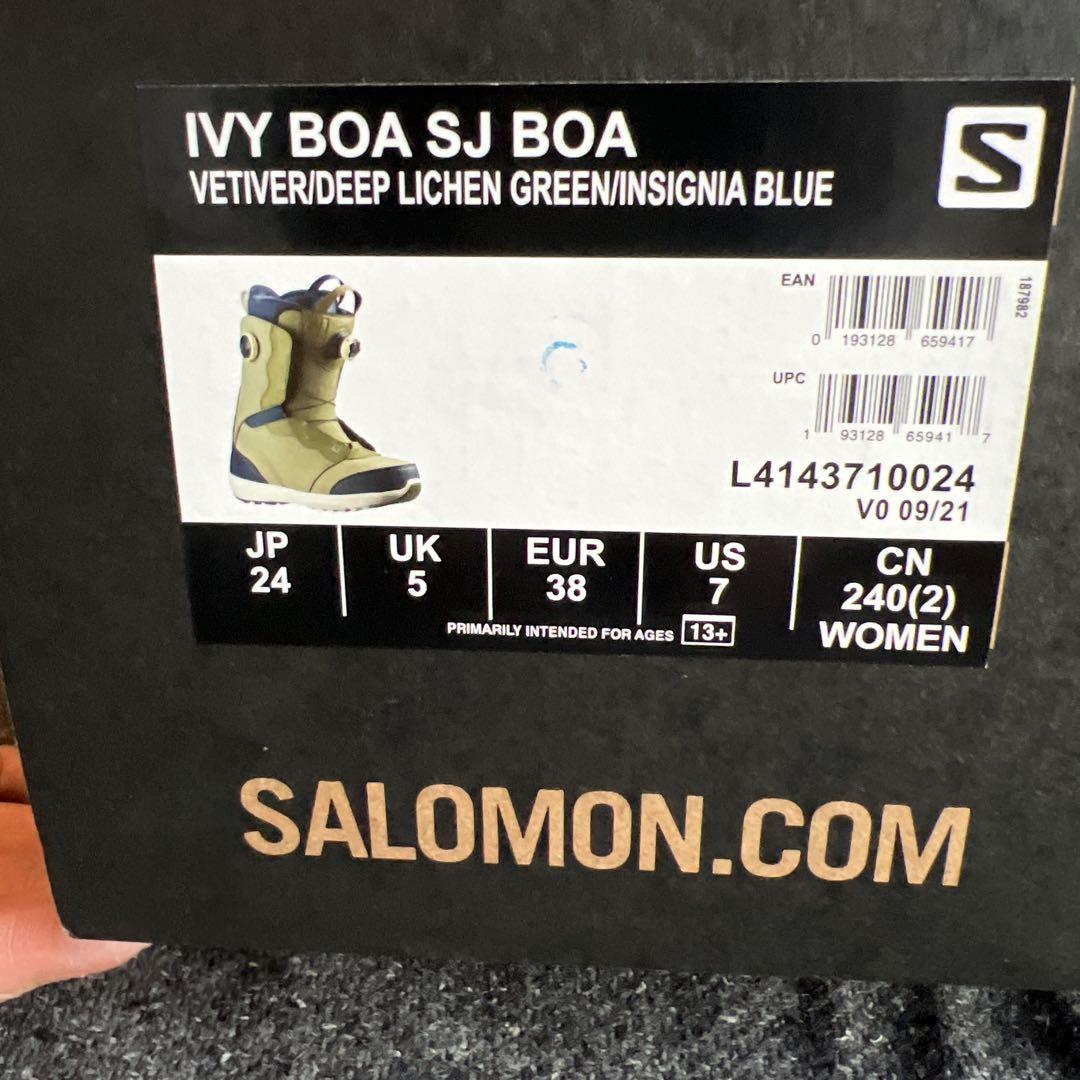 新品 SALOMON IVY BOA SJ BOA スノーボードレディースブーツ