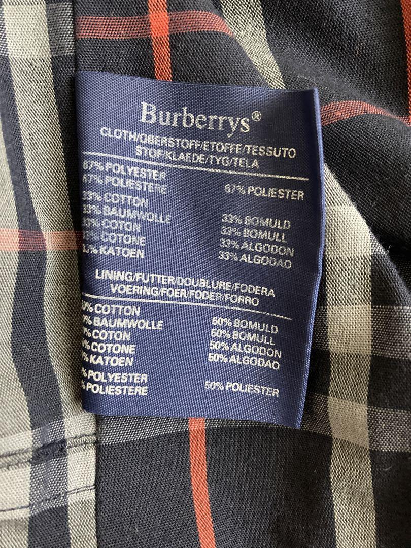 Burberry イングランド製　ヴィンテージ  ネイビー