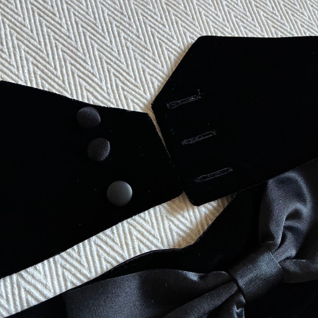 美品ミスオンワード漆黒ベロアドレスワンピース高級9号相当舞台演奏会パーティー 美品ミスオンワード漆黒ベロアドレスワンピース高級9号相当舞台演奏会パーティー