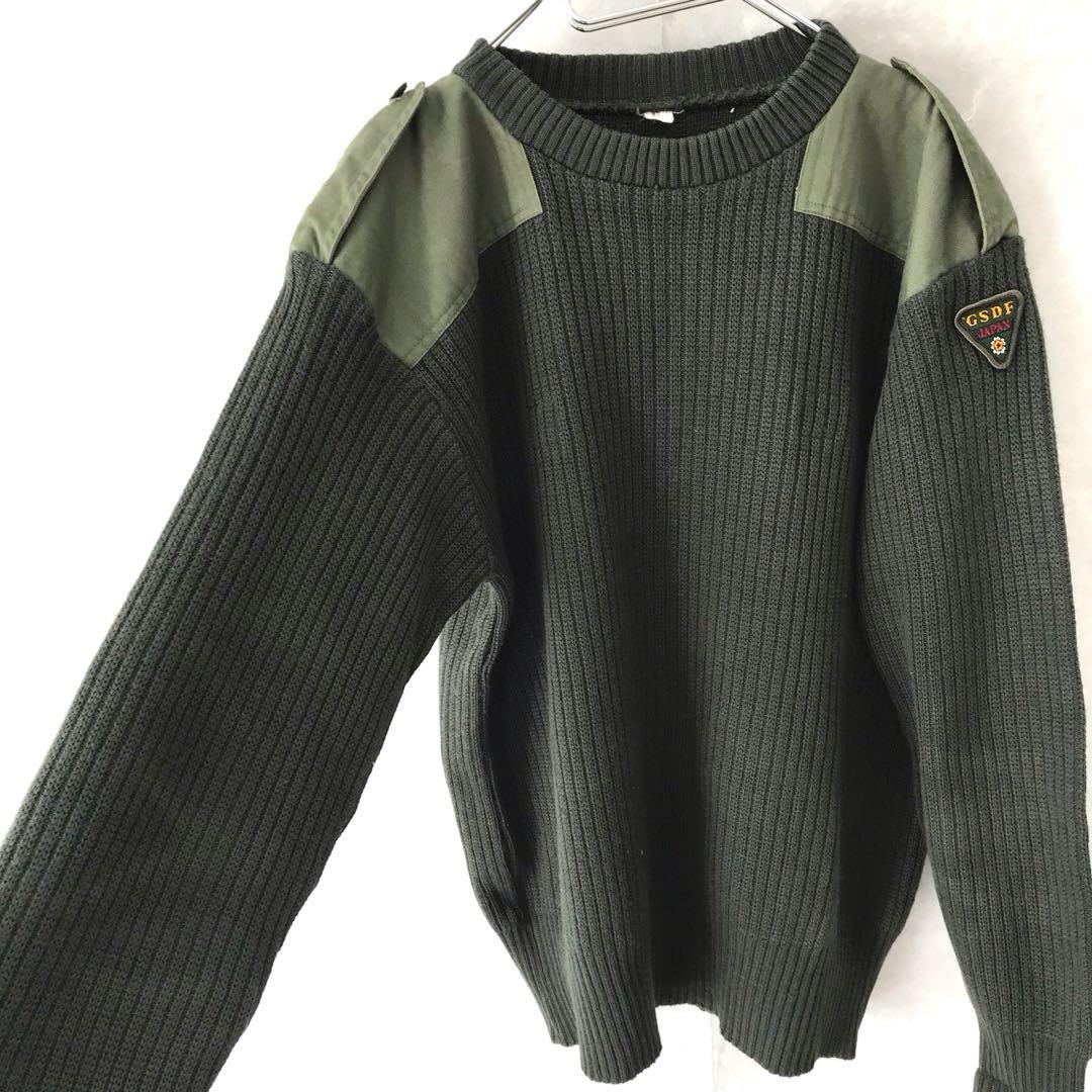 日本軍 GSDF JAPAN 陸上自衛隊 コマンド ニット セーター 希少 L程