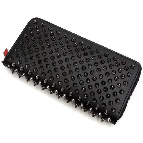 F0537S 新品 Christian Louboutin ラウンドレザー長財布 画像1