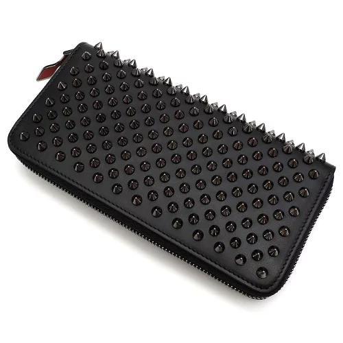 F0537S 新品 Christian Louboutin ラウンドレザー長財布 画像2