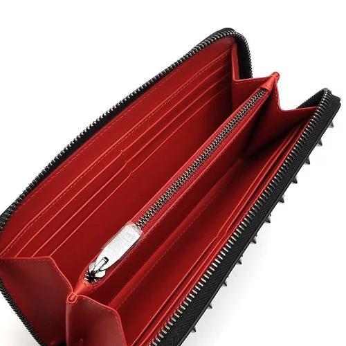 F0537S 新品 Christian Louboutin ラウンドレザー長財布 画像3