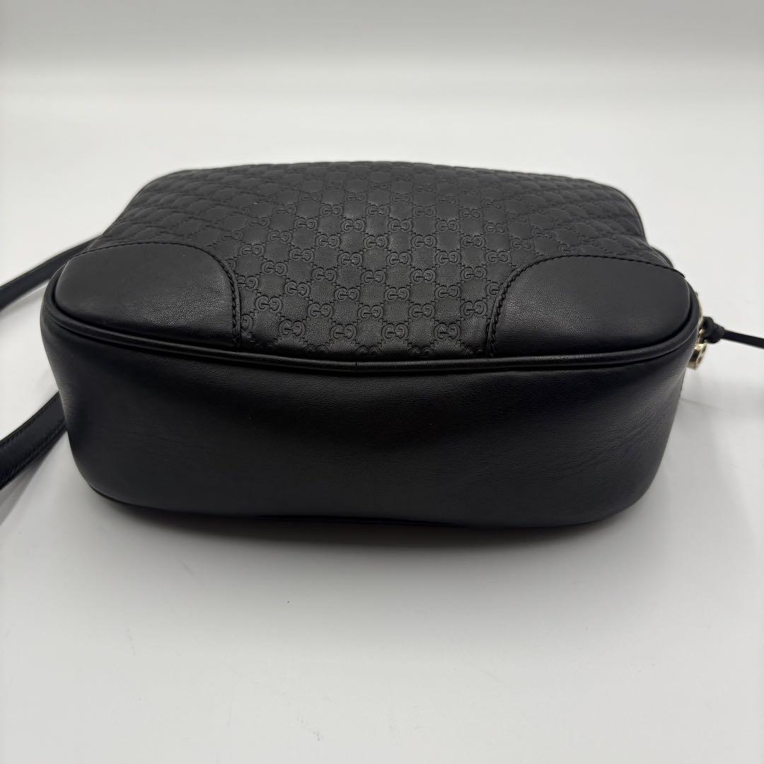 良品✨】GUCCI グッチ ショルダーバッグ シマ マイクログッチ 黒
