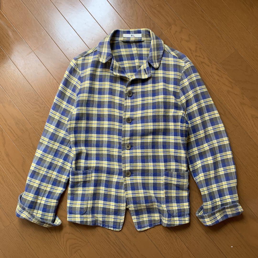 ＊美品＊45RPM チェックジャケット カバーオール M