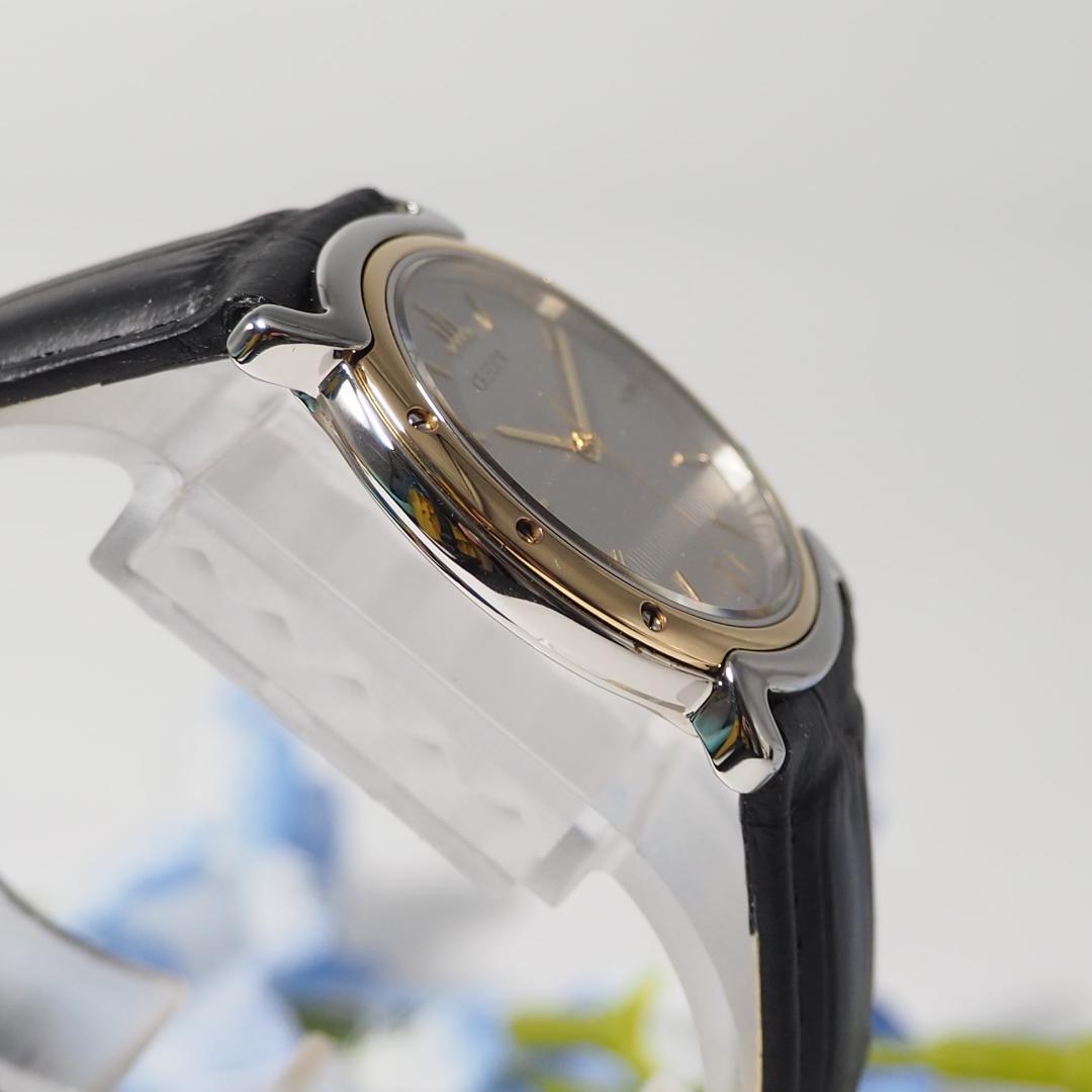 クレドール セイコー SEIKO 革ベルト K18ベゼル メンズ 腕時計 924