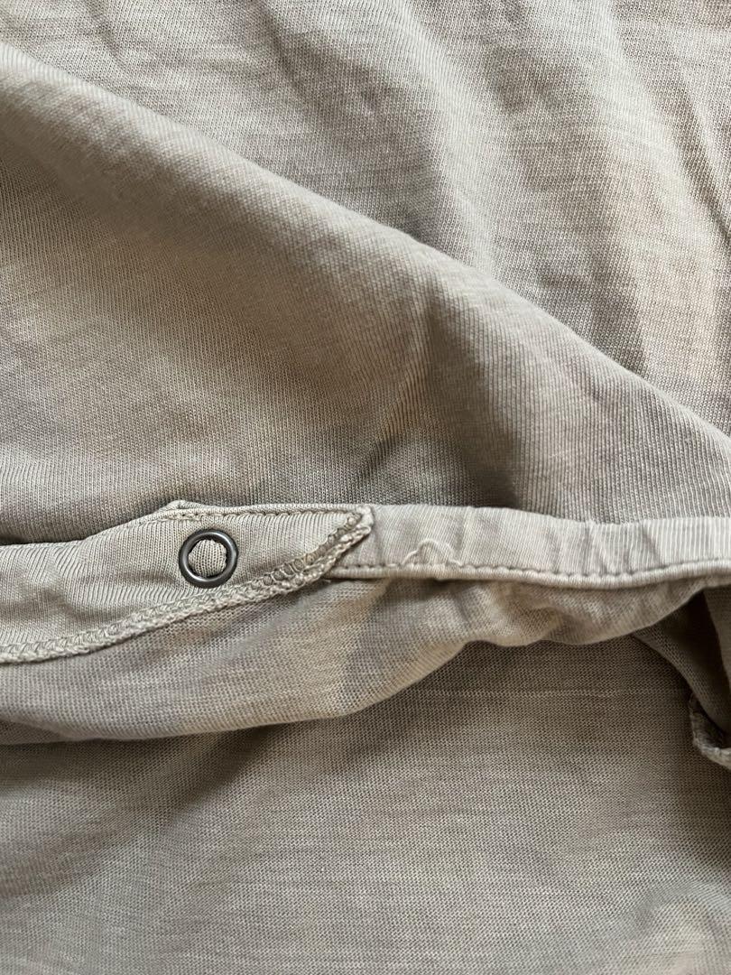 全国送料無料・イイ店 earth ロンパース - beige） khaki（warm suit volume ロンパース・カバーオール
