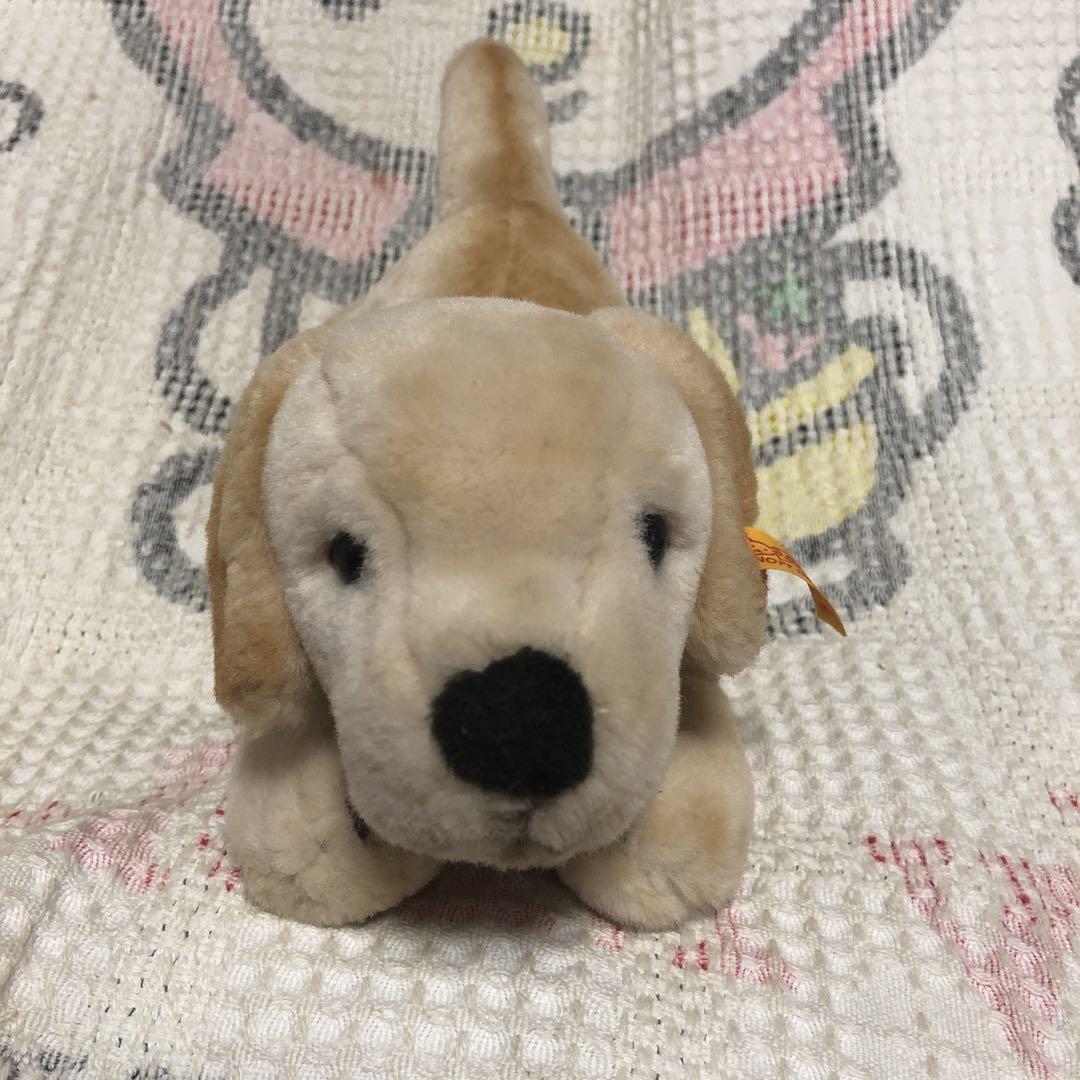 シュタイフ　ラブラドールレトリバーの子犬　ぬいぐるみ　中古品