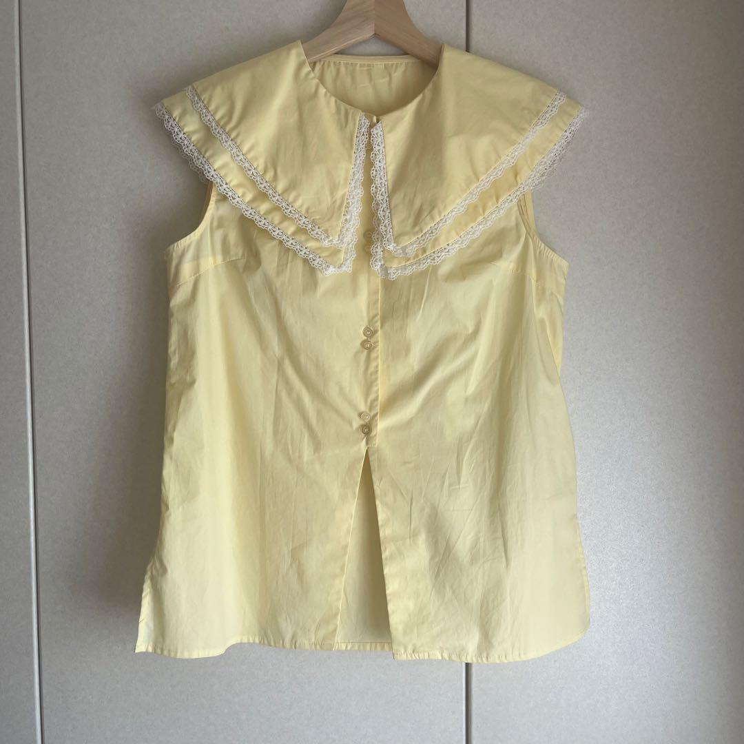 Bibiy AMOUR COLLAR BLOUSE - メルカリ