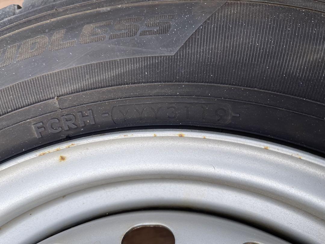ボンゴバネットスタッドレスホイール付1台分165/80R14、145/80R12 画像2