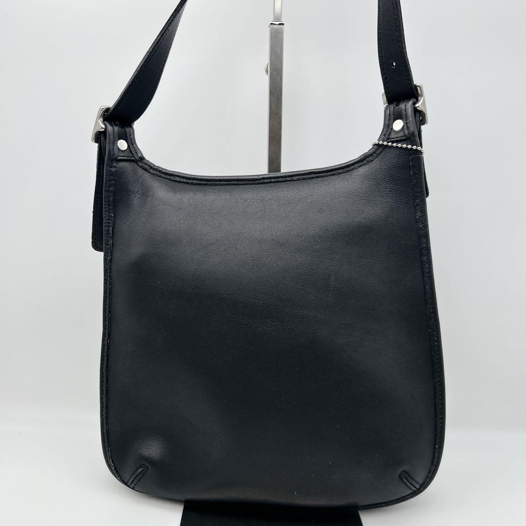 極美品◎ OLD COACH オールドコーチ ショルダーバッグ サコッシュ 黒
