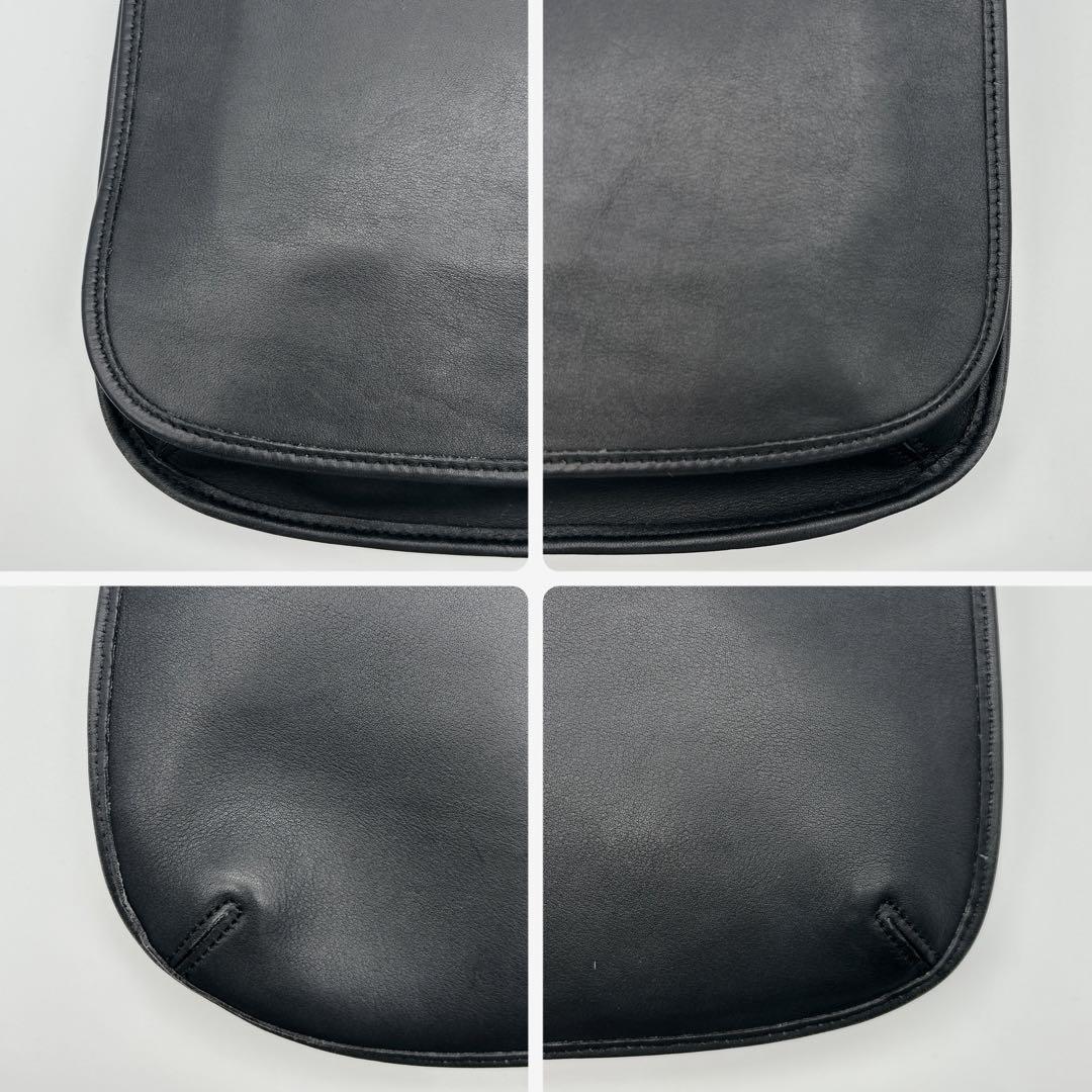 極美品◎ OLD COACH オールドコーチ ショルダーバッグ サコッシュ 黒