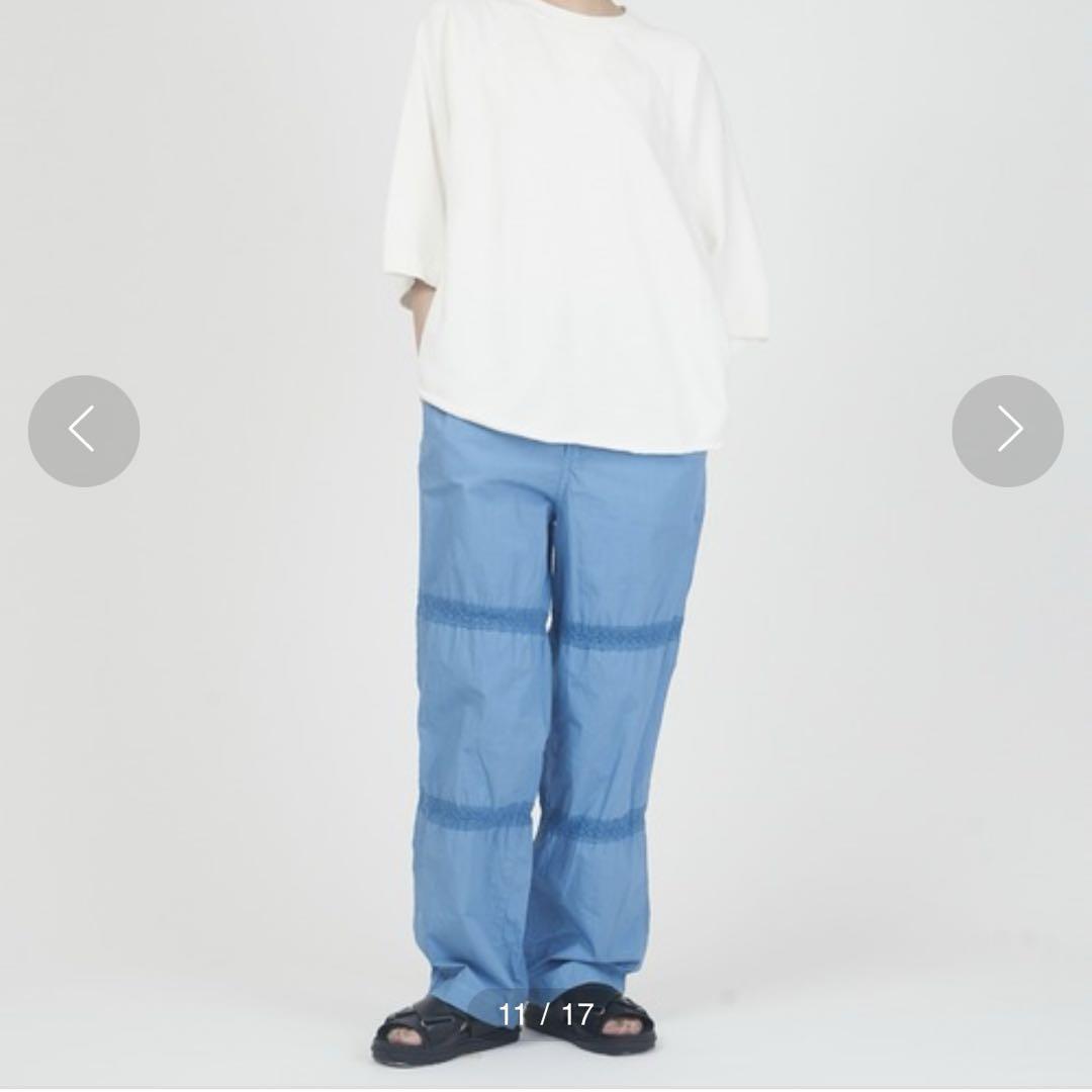 パンツ THE SHINZONE LACE SWITCHING PANTS 23ss