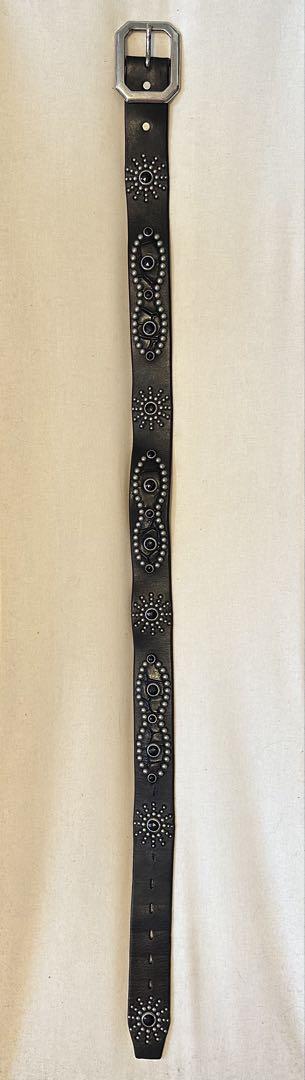 ⭐️美品⭐️HTC⭐️オーバーレイピーナッツベルト⭐️ スティングレイ⭐️黒⭐️85/34 HTC(Hollywood trading Company) Overlay Peanut Belt